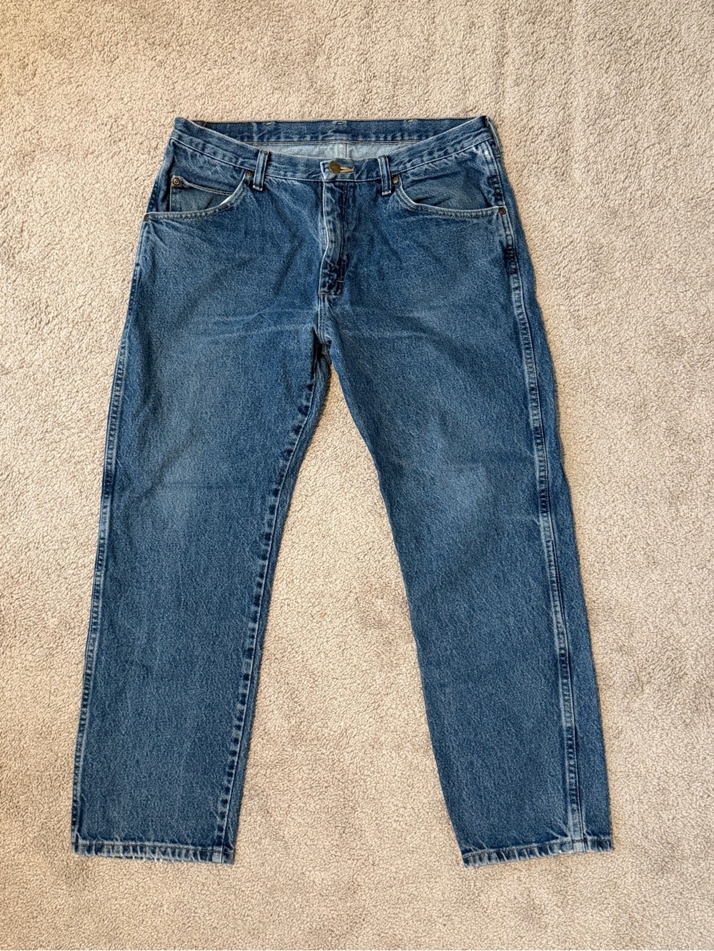 Wrangler Regular Fit Men's Blue Jeans